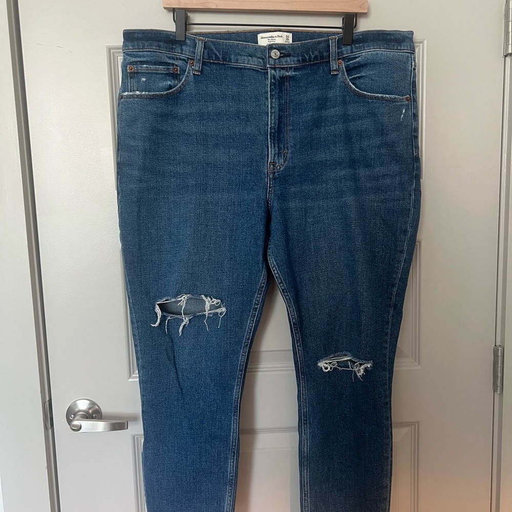 Abercrombie & Fitch Women's Skinny Jeans - Blue
